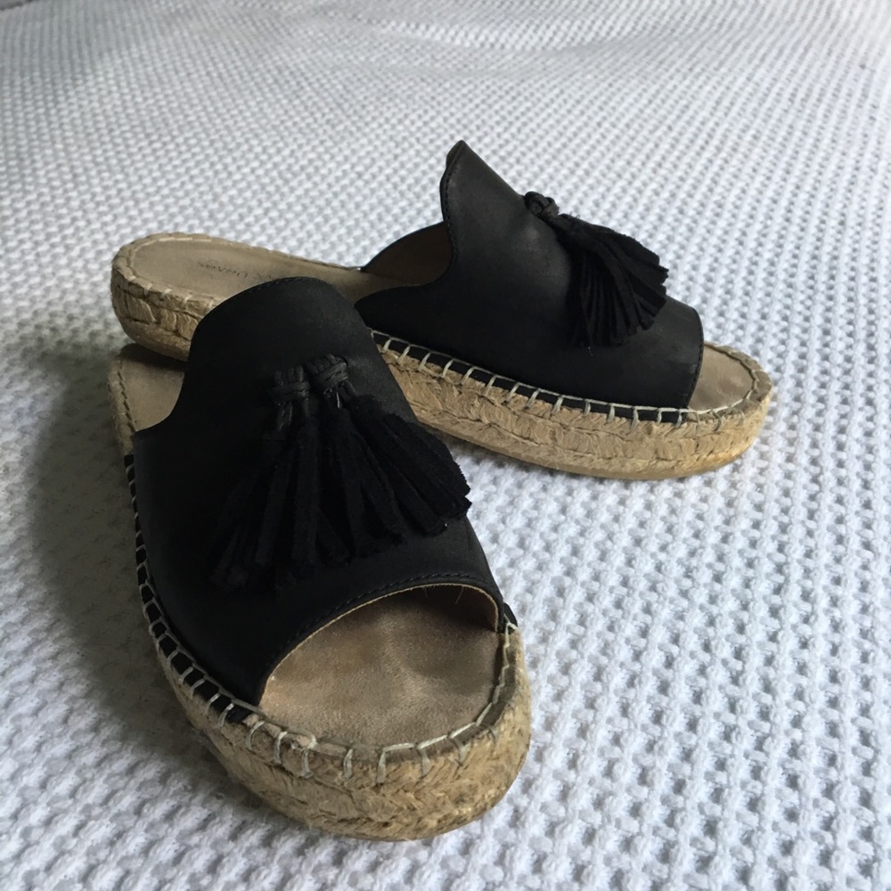 Comfy black sandals - Picture 2 of 8